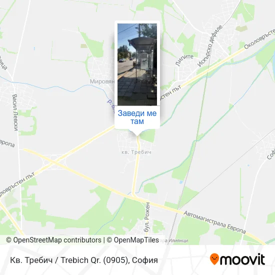 Кв. Требич / Trebich Qr. (0905) карта