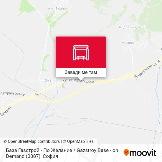 База Газстрой - По Желание / Gazstroy Base - on Demand (0087) карта