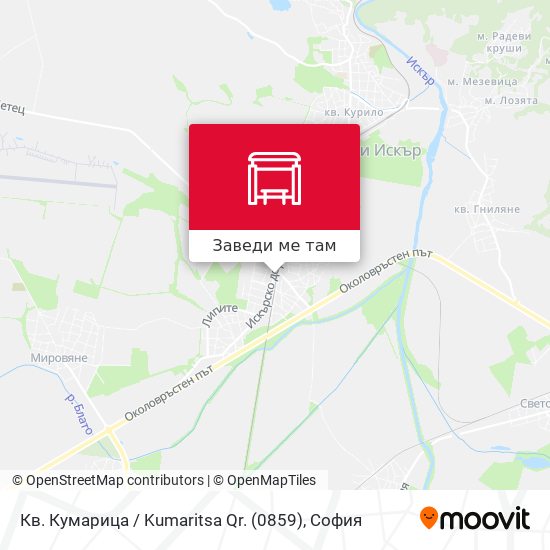 Кв. Кумарица / Kumaritsa Qr. (0859) карта
