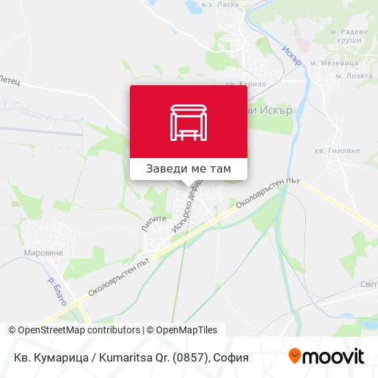 Кв. Кумарица / Kumaritsa Qr. (0857) карта