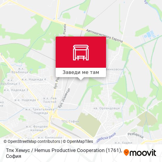 Тпк Хемус / Hemus Productive Cooperation (1761) карта