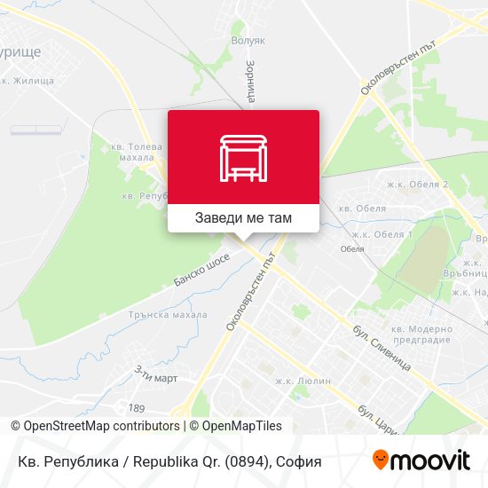 Кв. Република / Republika Qr. (0894) карта