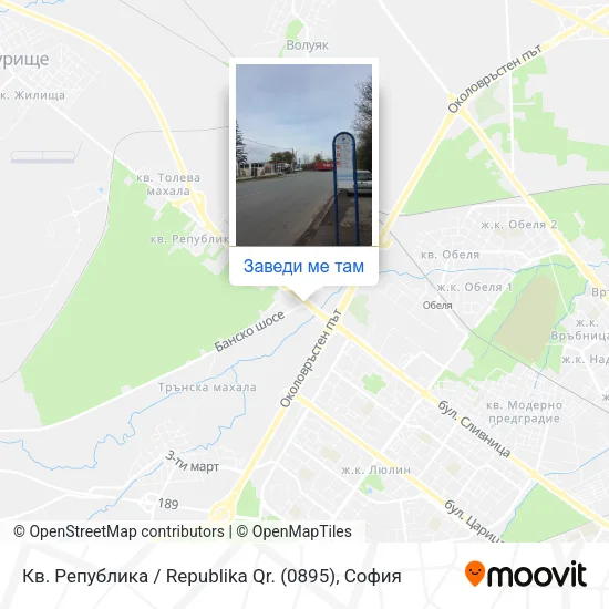 Кв. Република / Republika Qr. (0895) карта
