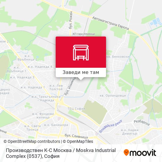 Производствен К-С Москва / Moskva Industrial Complex (0537) карта