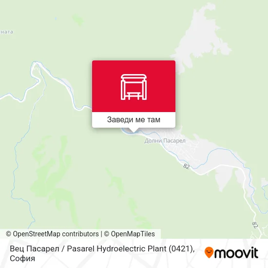 Вец Пасарел / Pasarel Hydroelectric Plant (0421) карта