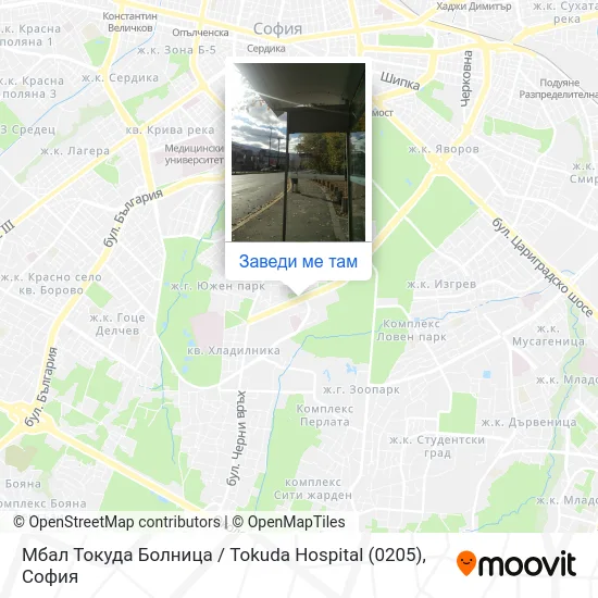 Мбал Токуда Болница / Tokuda Hospital (0205) карта