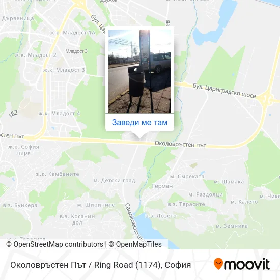 Околовръстен Път / Ring Road (1174) карта