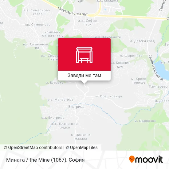 Мината / the Mine (1067) карта