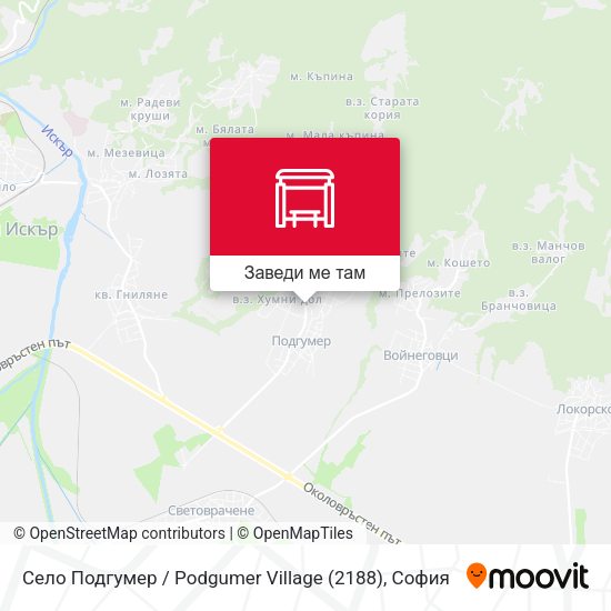 Село Подгумер / Podgumer Village (2188) карта