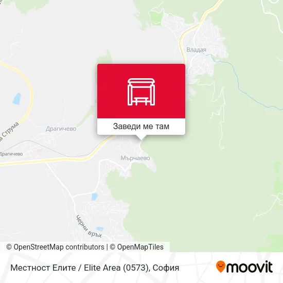Местност Елите / Elite Area (0573) карта