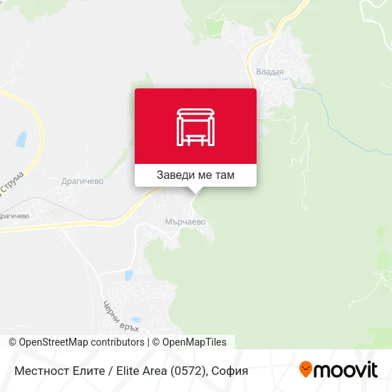 Местност Елите / Elite Area (0572) карта