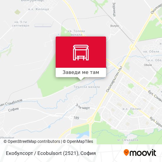 Екобулсорт / Ecobulsort (2521) карта