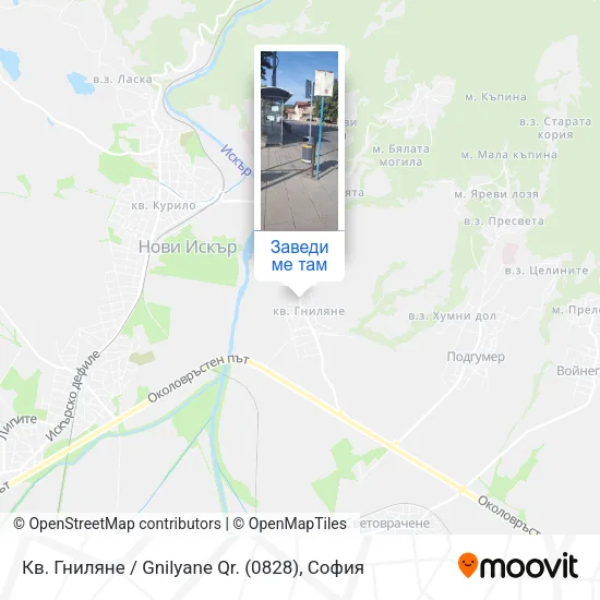 Кв. Гниляне / Gnilyane Qr. (0828) карта