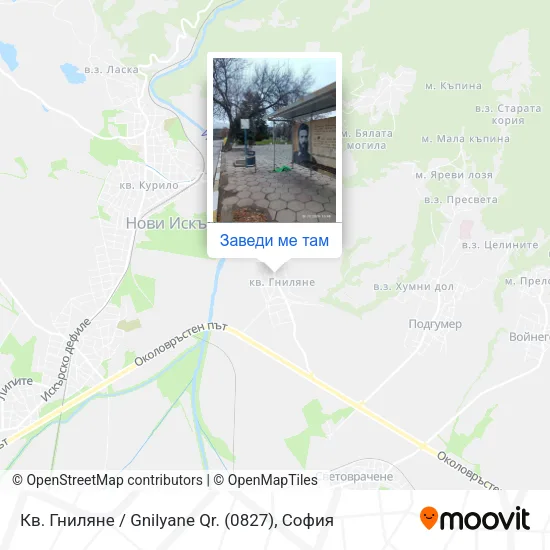 Кв. Гниляне / Gnilyane Qr. (0827) карта