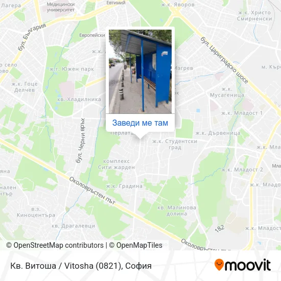Кв. Витоша / Vitosha (0821) карта