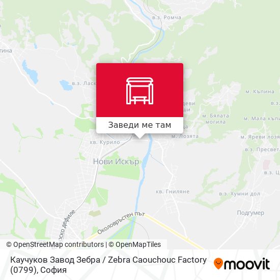 Каучуков Завод Зебра / Zebra Caouchouc Factory (0799) карта