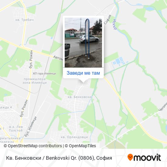 Кв. Бенковски / Benkovski Qr. (0806) карта
