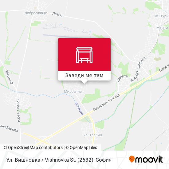 Ул. Вишновка / Vishnovka St. (2632) карта