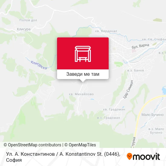 Ул. А. Константинов / A. Konstantinov St. (0446) карта