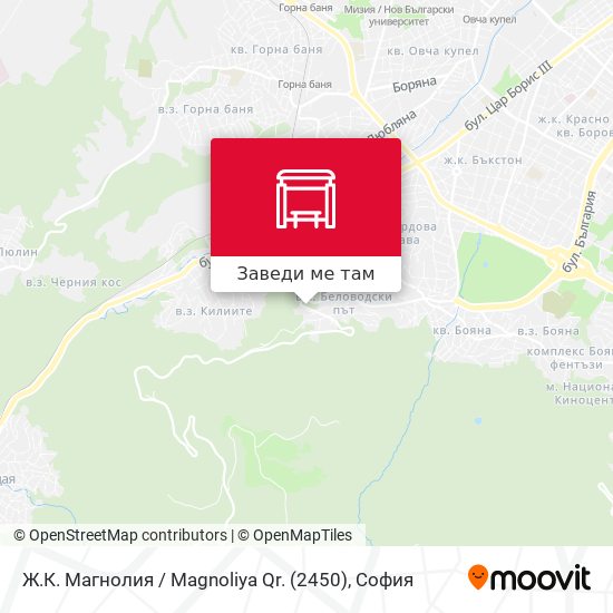 Ж.К. Магнолия / Magnoliya Qr. (2450) карта