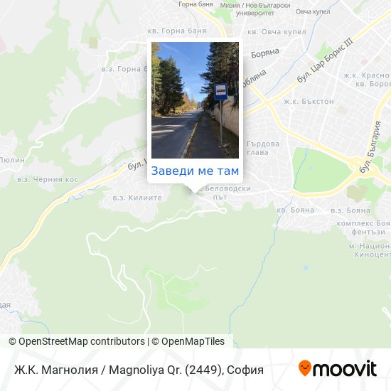Ж.К. Магнолия / Magnoliya Qr. (2449) карта