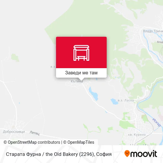 Старата Фурна / the Old Bakery (2296) карта