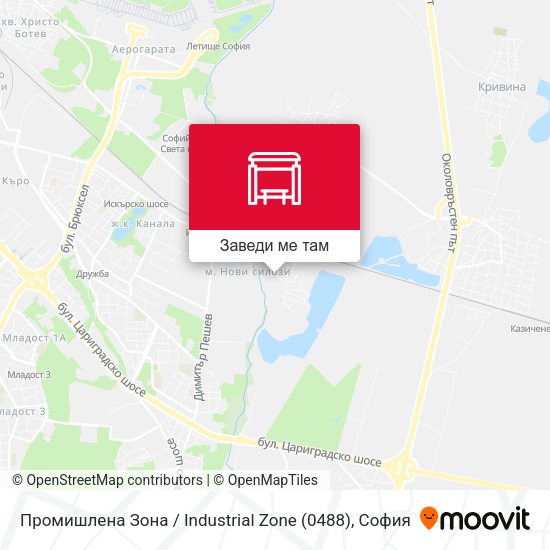 Промишлена Зона / Industrial Zone (0488) карта