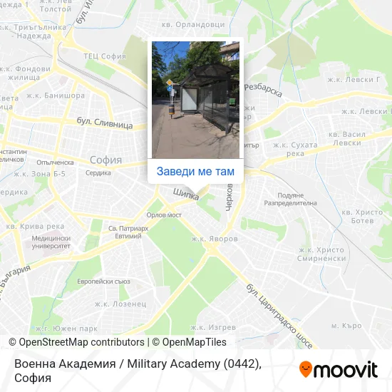 Военна Академия / Military Academy (0442) карта