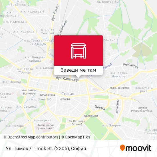 Ул. Тимок / Timok St. (2205) карта