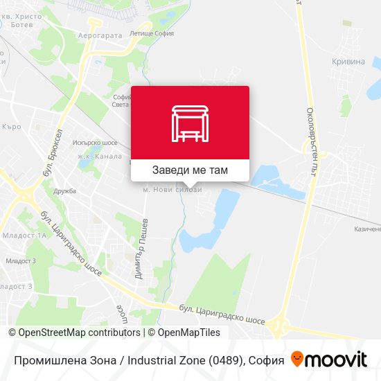 Промишлена Зона / Industrial Zone (0489) карта