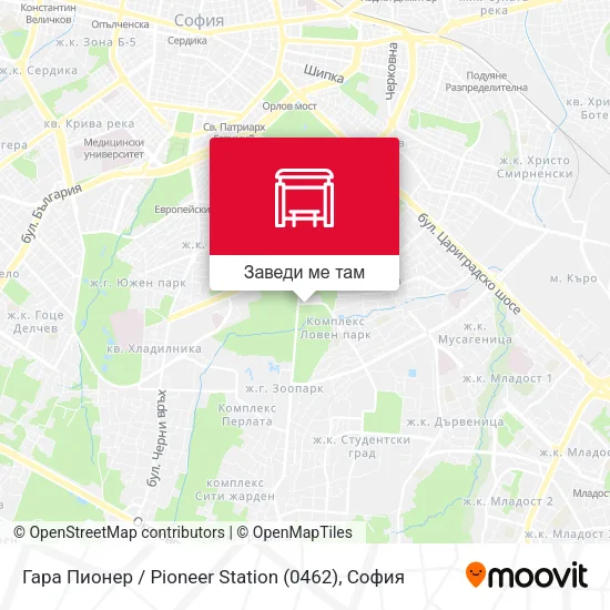 Гара Пионер / Pioneer Station (0462) карта