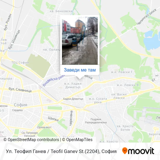 Ул. Теофил Ганев / Teofil Ganev St.(2204) карта