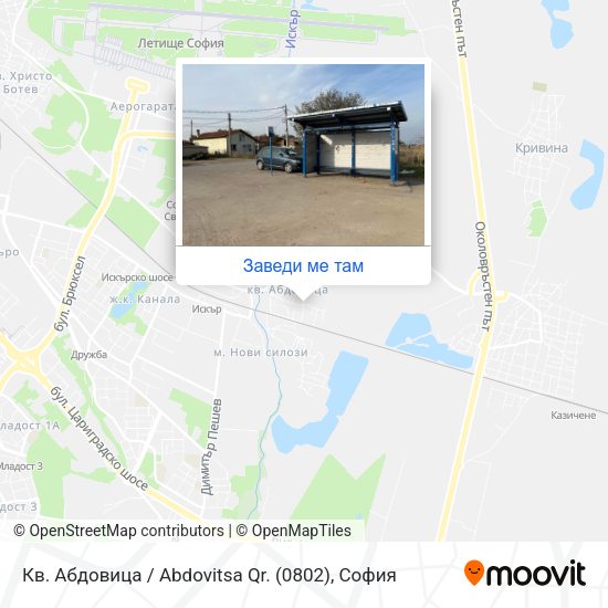 Кв. Абдовица / Abdovitsa Qr. (0802) карта