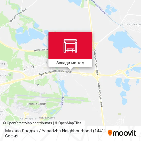 Махала Япаджа / Yapadzha Neighbourhood (1441) карта