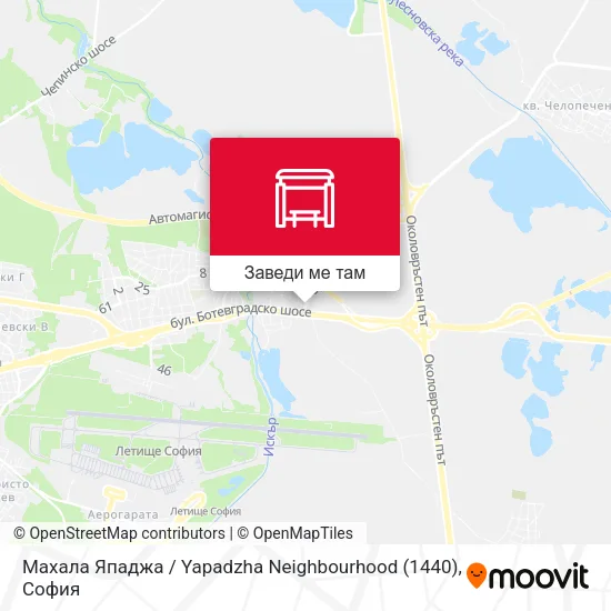 Махала Япаджа / Yapadzha Neighbourhood (1440) карта