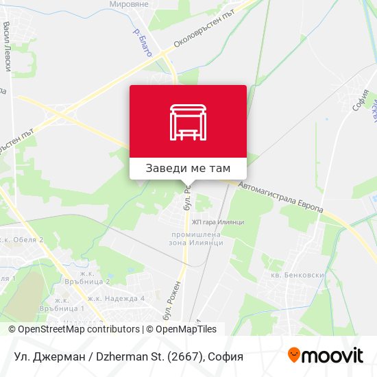 Ул. Джерман / Dzherman St. (2667) карта
