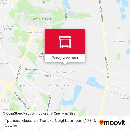 Трънска Махала / Transka Neighbourhood (1784) карта