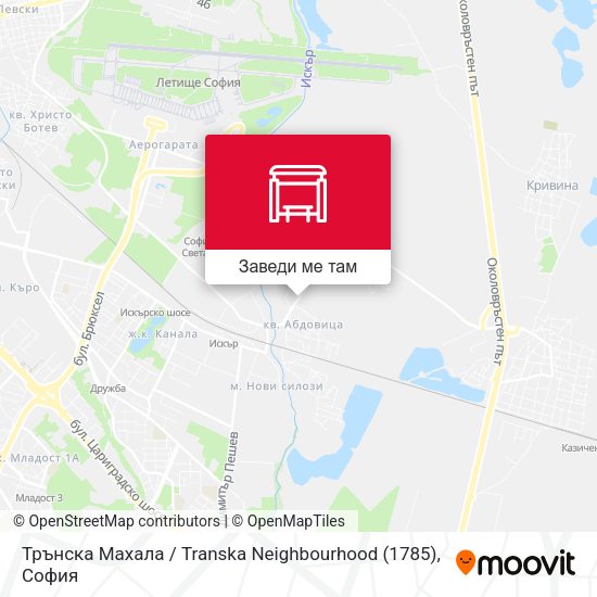 Трънска Махала / Transka Neighbourhood (1785) карта