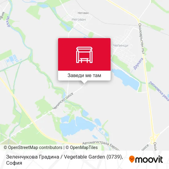 Зеленчукова Градина / Vegetable Garden (0739) карта