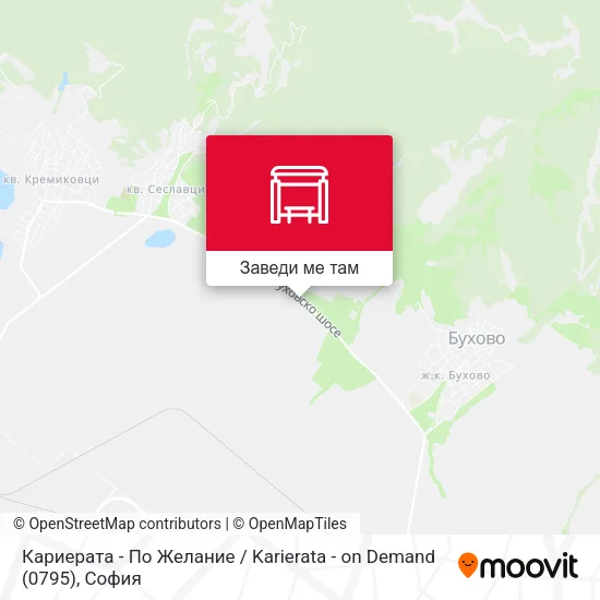 Кариерата - По Желание / Karierata - on Demand (0795) карта