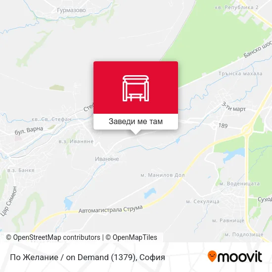 По Желание / on Demand (1379) карта