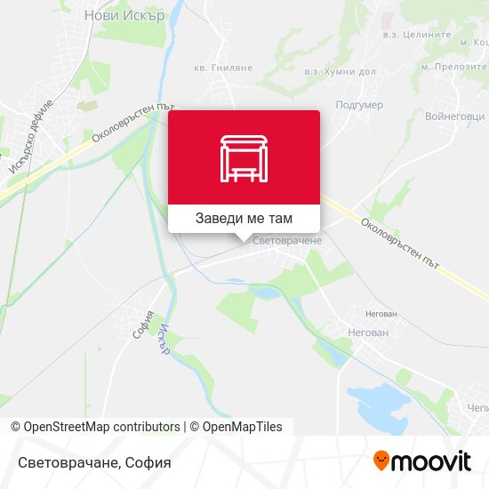 Световрачане карта