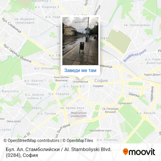 Бул. Ал. Стамболийски / Al. Stamboliyski Blvd. (0284) карта