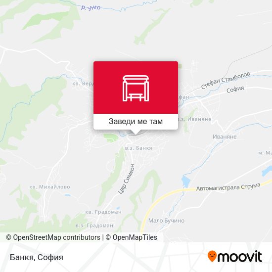 Банкя карта