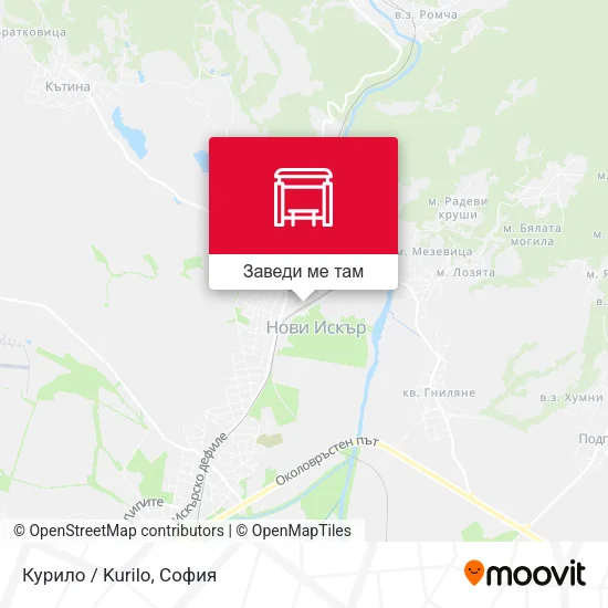 Курило / Kurilo карта