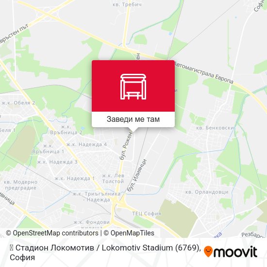 🏟️ Стадион Локомотив / Lokomotiv Stadium (6769) карта