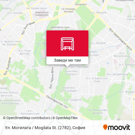 Ул. Могилата / Mogilata St. (2782) карта