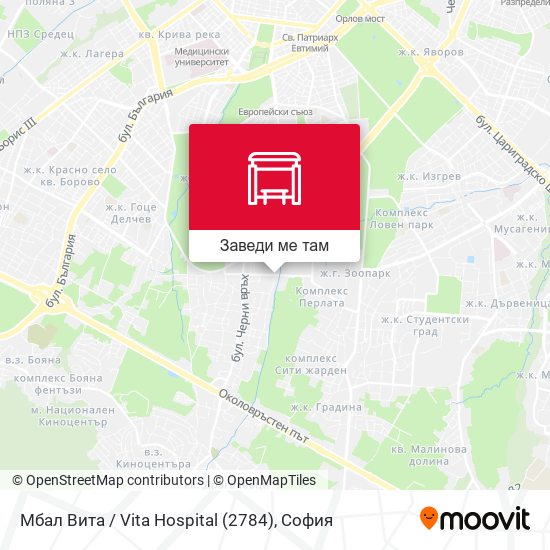 Мбал Вита / Vita Hospital (2784) карта