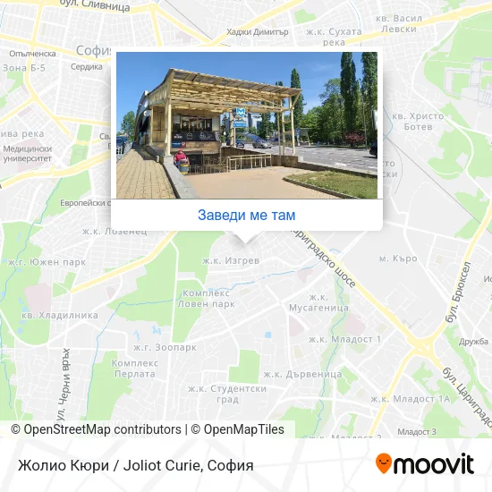 Жолио Кюри / Joliot Curie карта