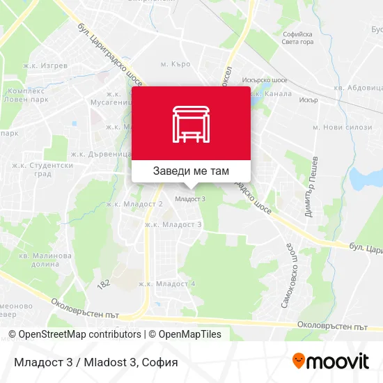 Младост 3 / Mladost 3 карта